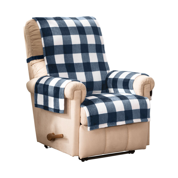 Buffalo check 2024 wingback chair slipcover